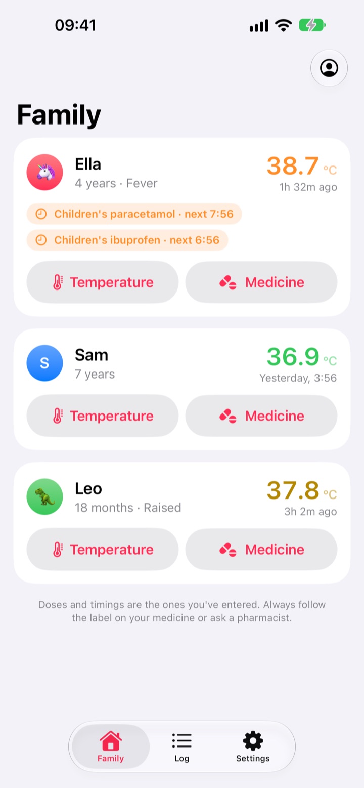 Family screen