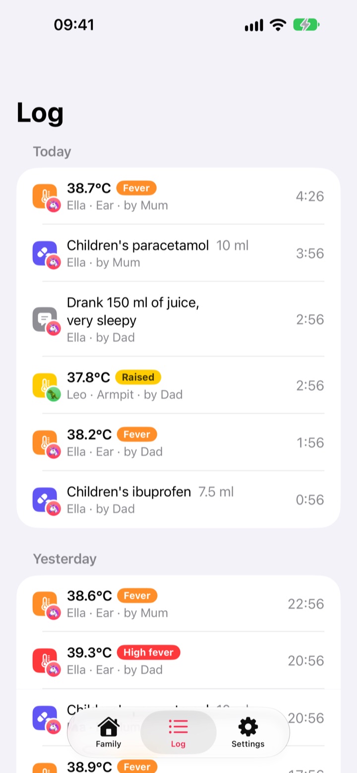 The family log